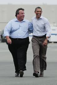Christie and Obama